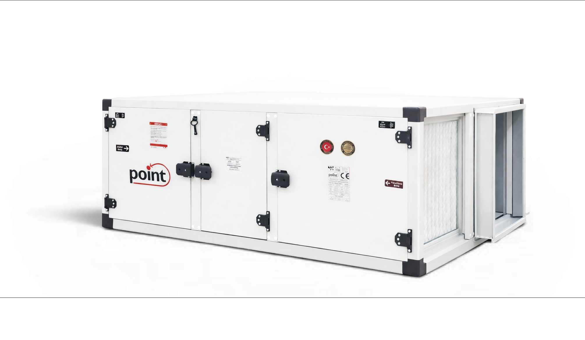 heat recovery unit with heat pump